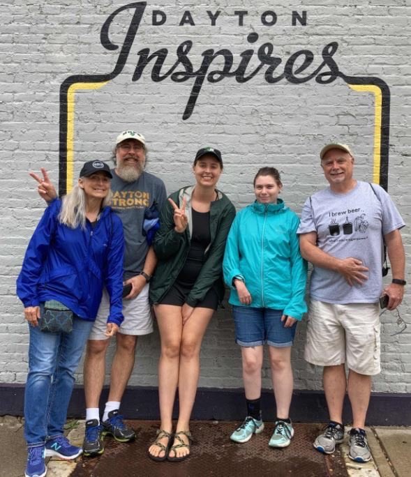 A team of players during the Downtown Dayton Adventure